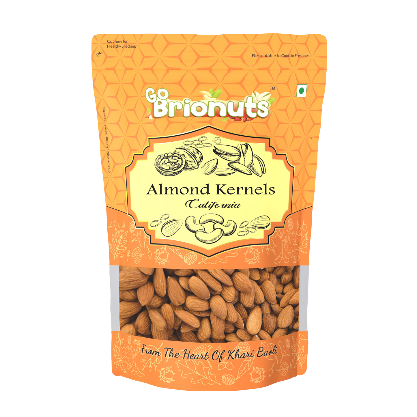 California Almonds Kernels 250gms