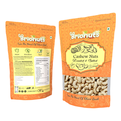 Roasted & Salted Cashew Nuts 250gms