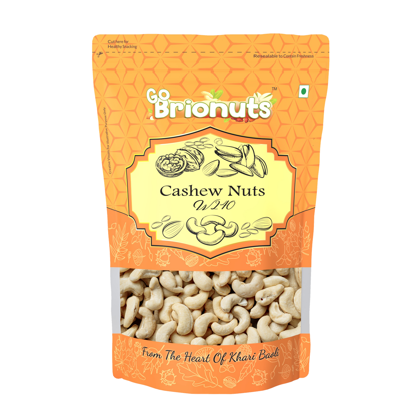 Cashew Nuts W240 250gms