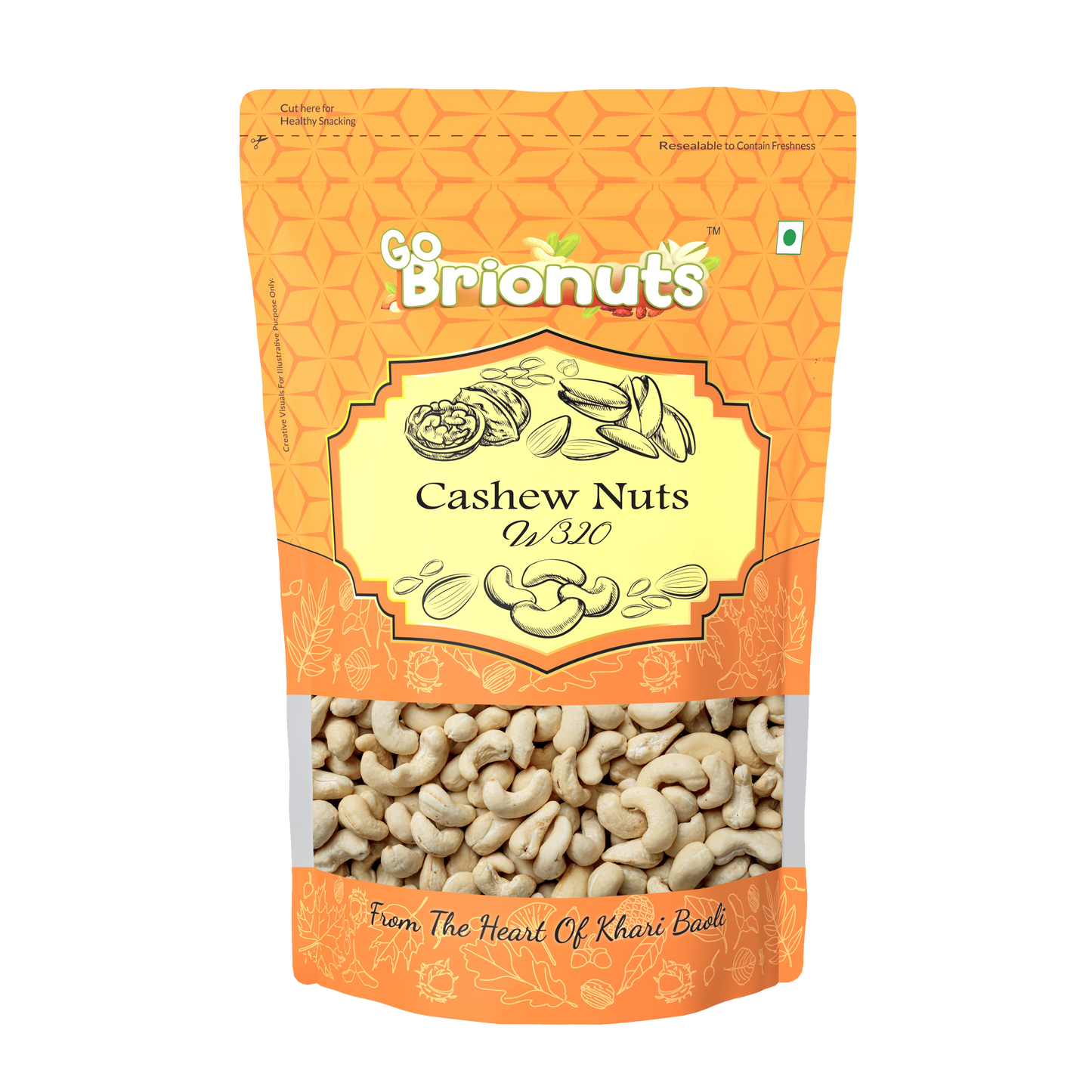 Cashew Nuts W320 250gms