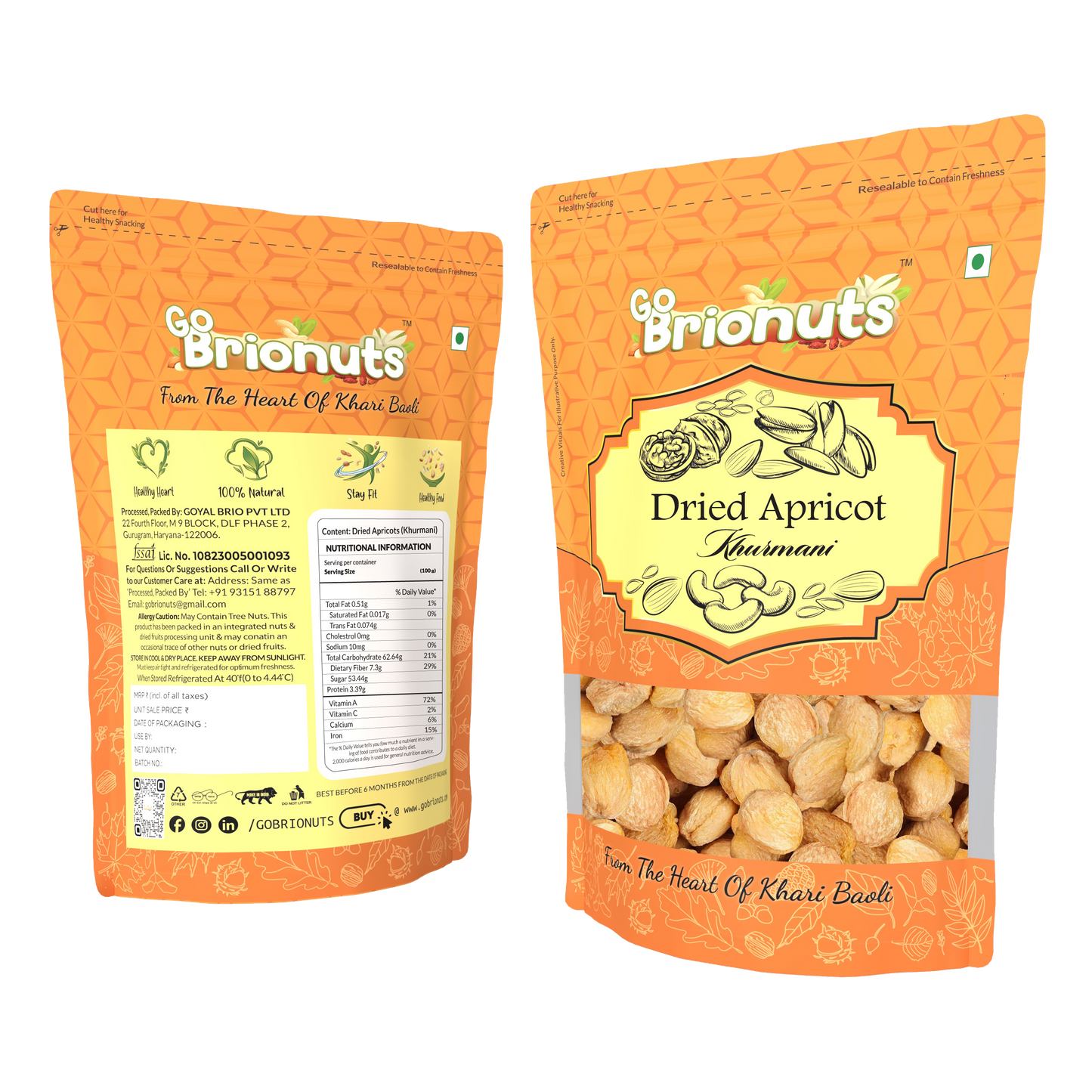 Healthy Benefits Combo ( Brazil Nuts 250gms + Dried Cranberry 250gms + Dried Apricots 250gms )